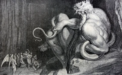 Dort steht Minos, 1862